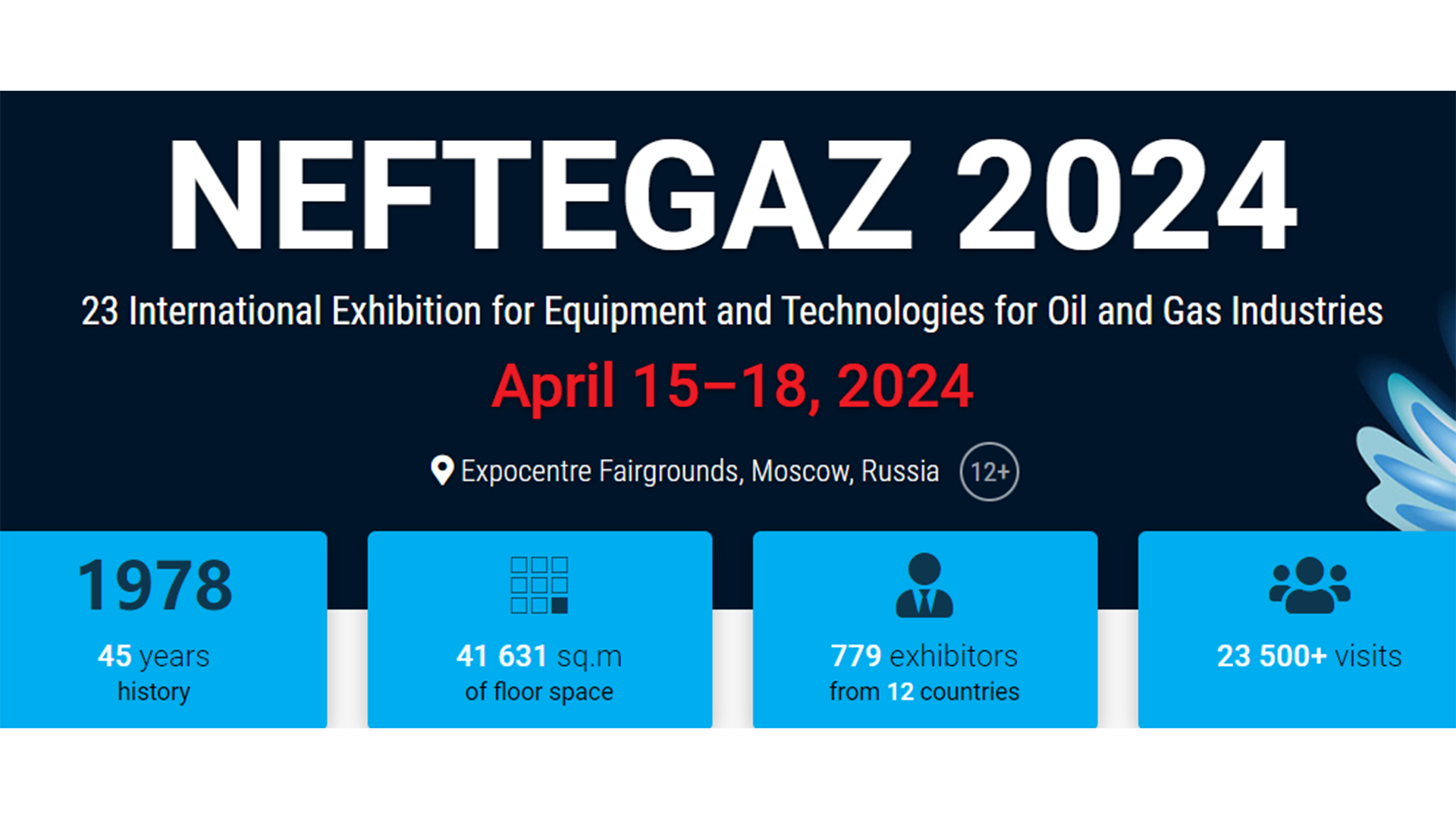 The grand opening of the 2024 Moscow Oil and Gas Exhibition (NEFTEGAZ) in Moscow, Russia
